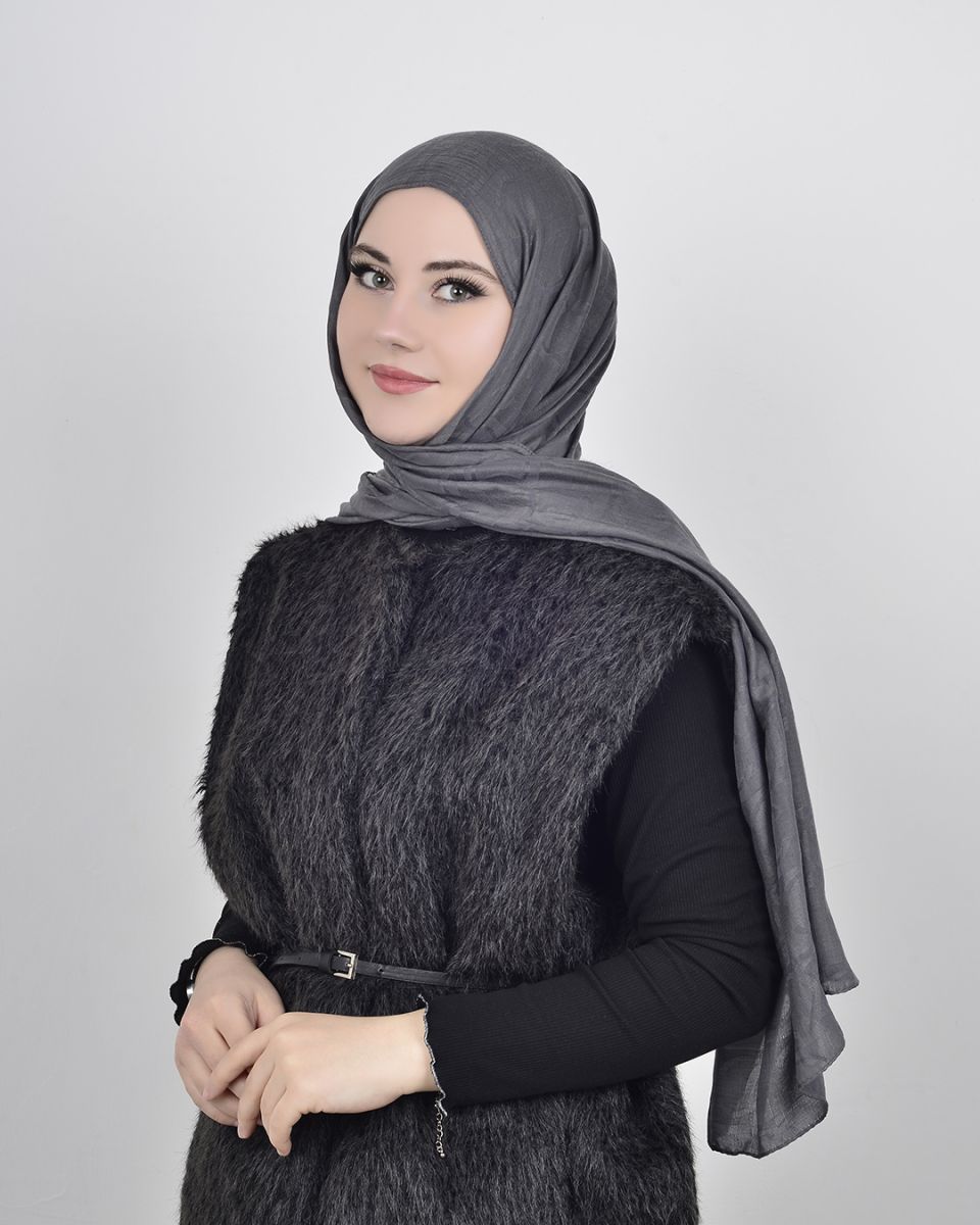 Ramy Pamuk Şal Antrasit