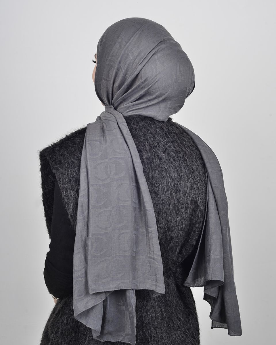 Ramy Pamuk Şal Antrasit