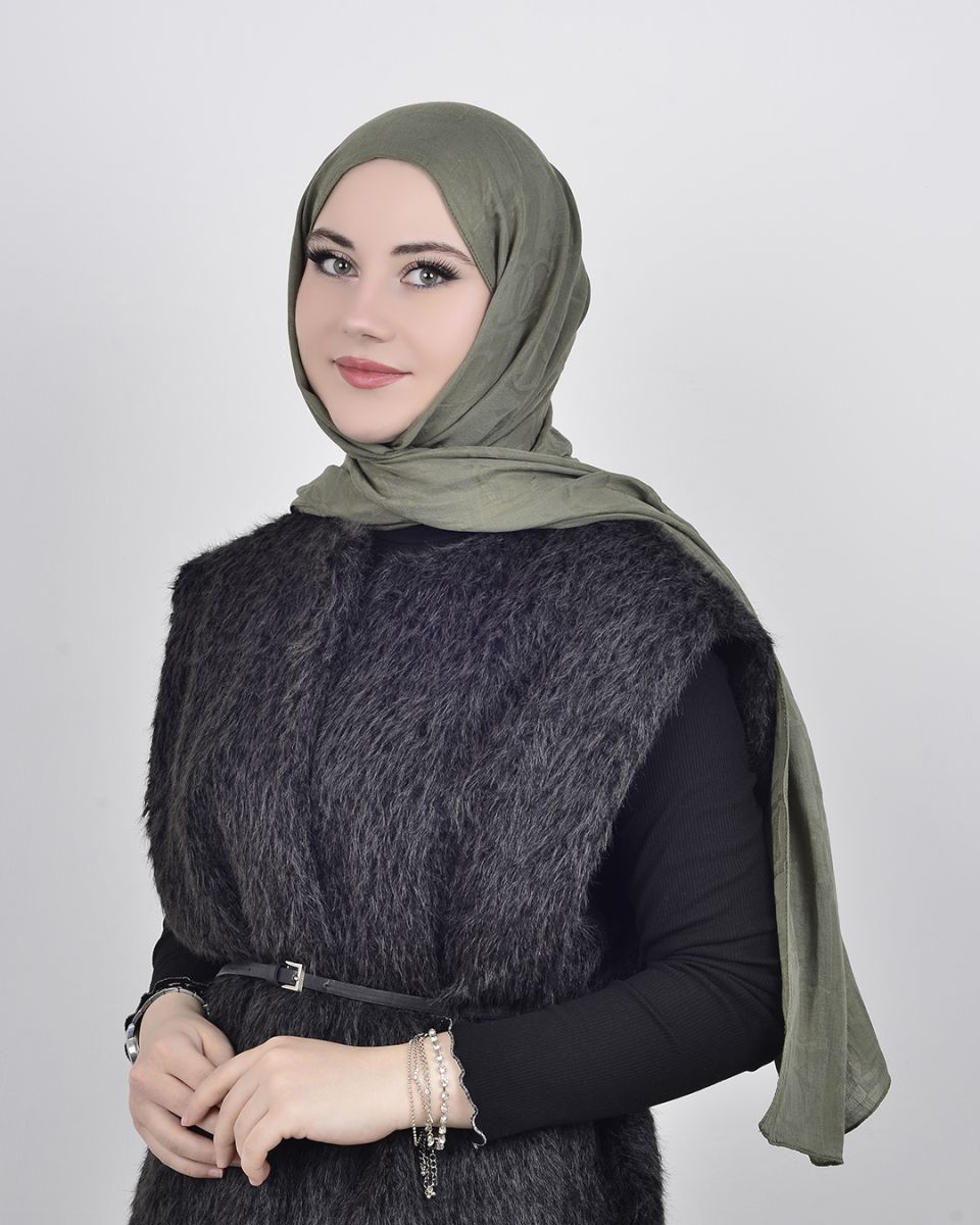 Ramy Pamuk Şal Çağla Yeşili