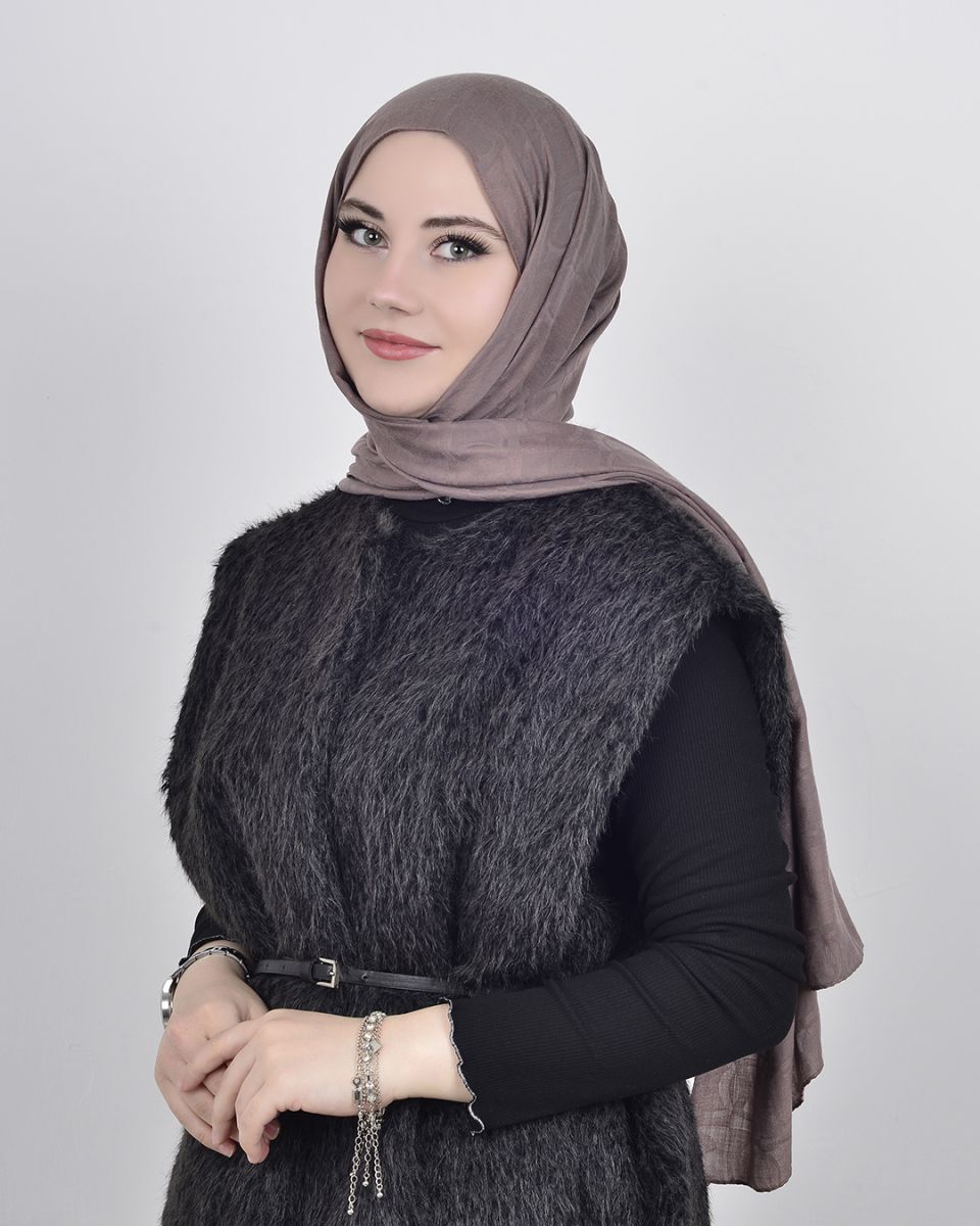 Ramy Pamuk Şal Vizon