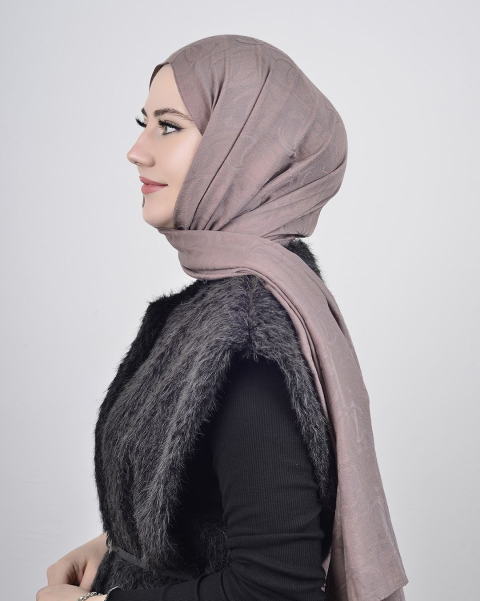 Ramy Pamuk Şal Vizon