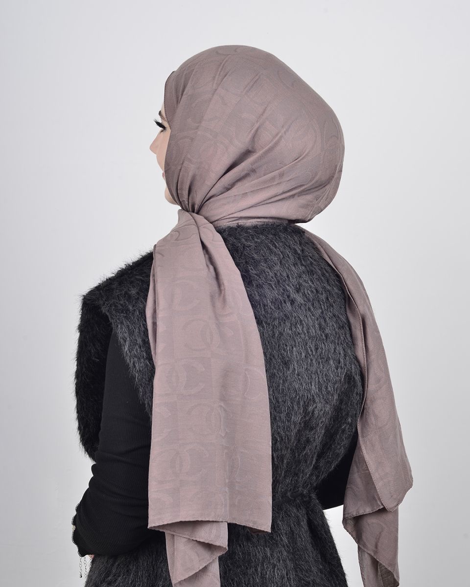 Ramy Pamuk Şal Vizon