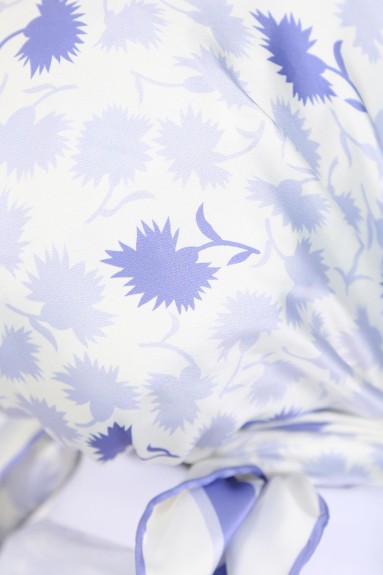 Retro Eşarp - Lila - 5